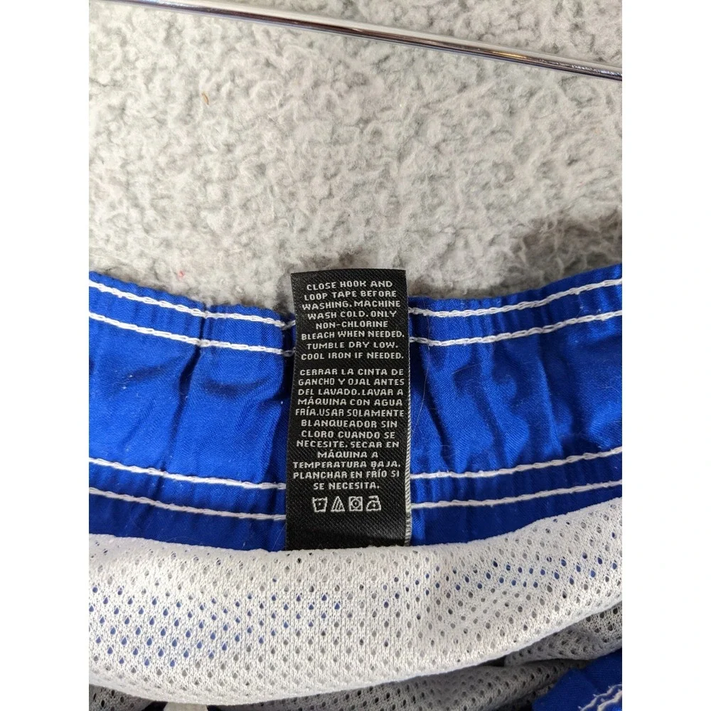 OP Swim Board Shorts Mens S 28-30 Blue Cargo Utility Y2K Surfer Skater Retro